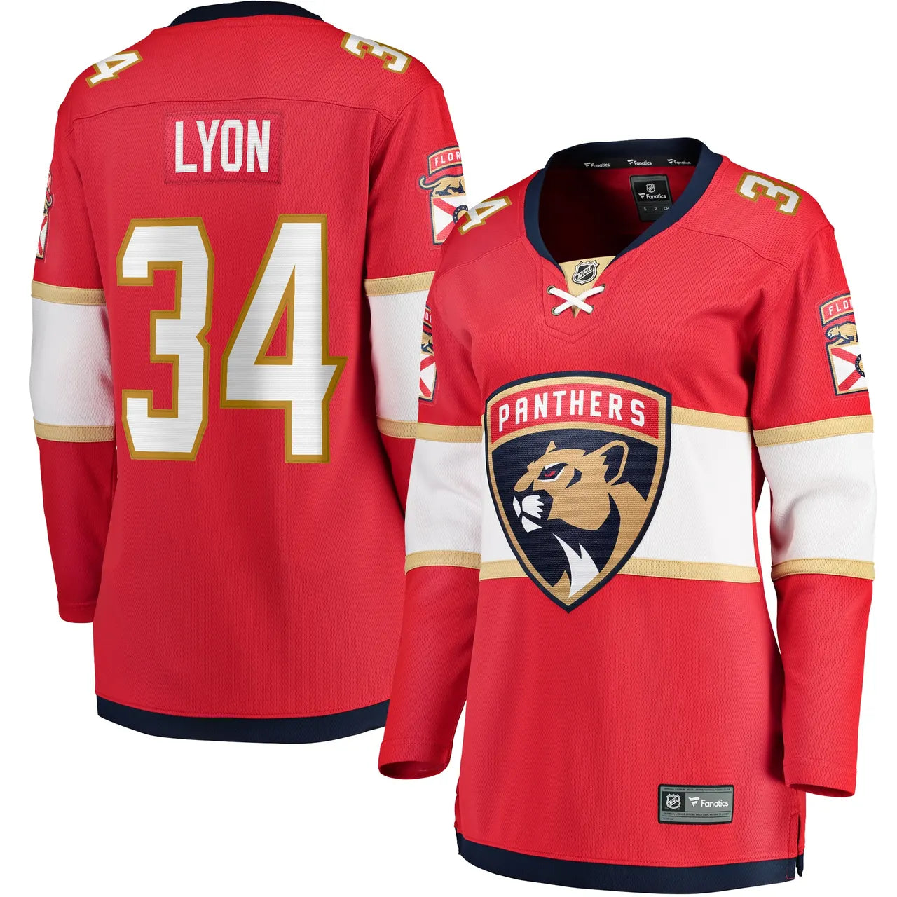 Lyon #34 Panthers Jersey