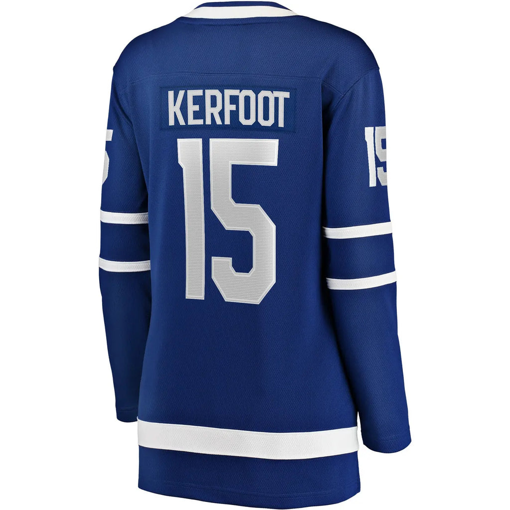 Kerfoot Maple Leafs Blue Jersey - Hình 3