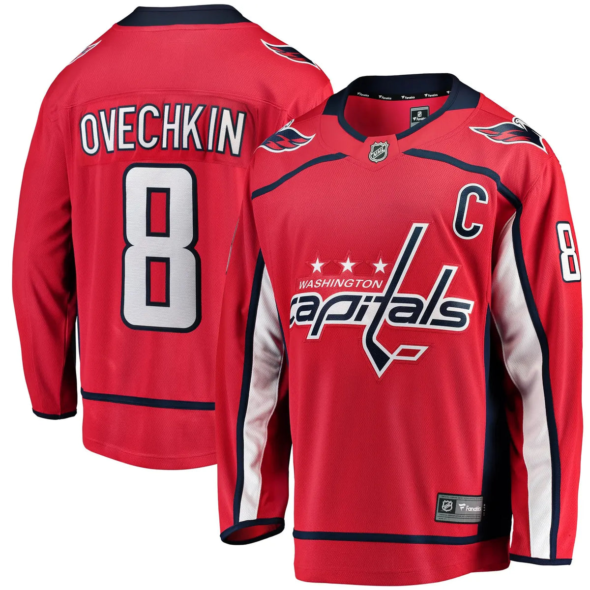 Ovechkin Capitals White Jersey fanatics - Hình 25