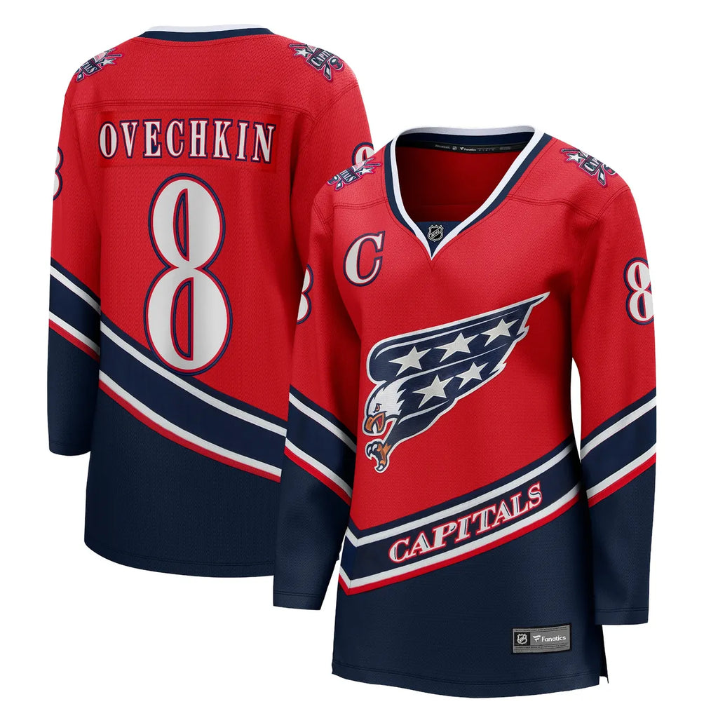 fanatics Ovechkin Capitals Red Jersey - Hình 2