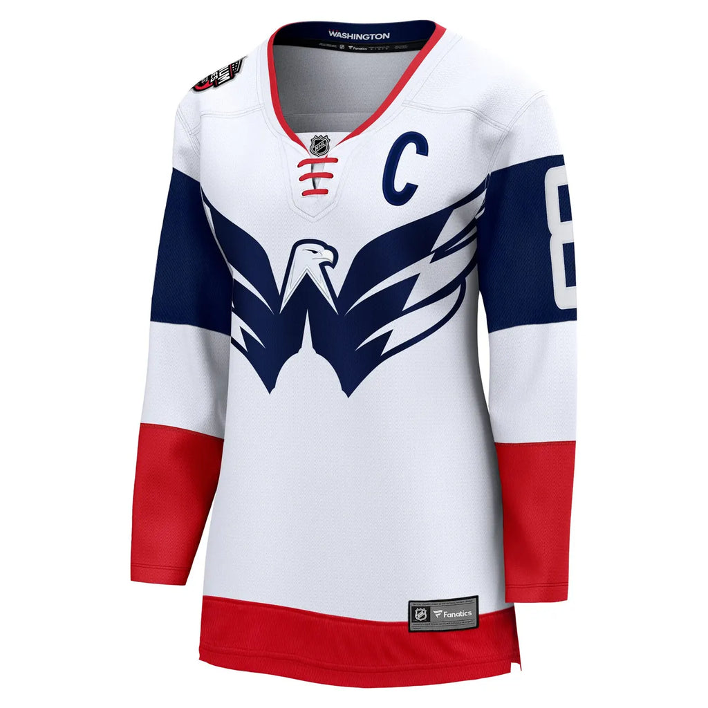 Ovechkin Capitals White Jersey fanatics - Hình 3