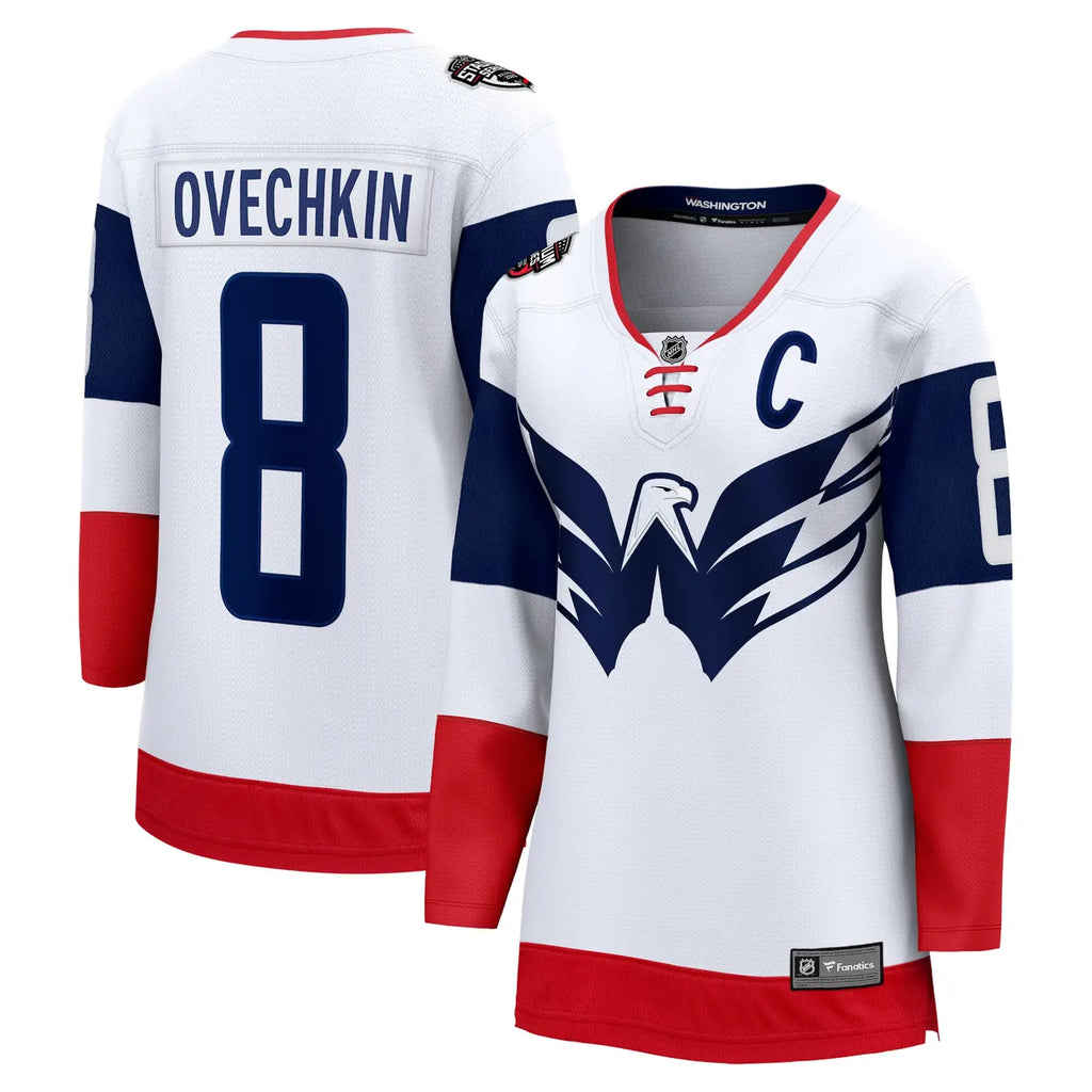 Ovechkin Capitals White Jersey fanatics - Hình 2