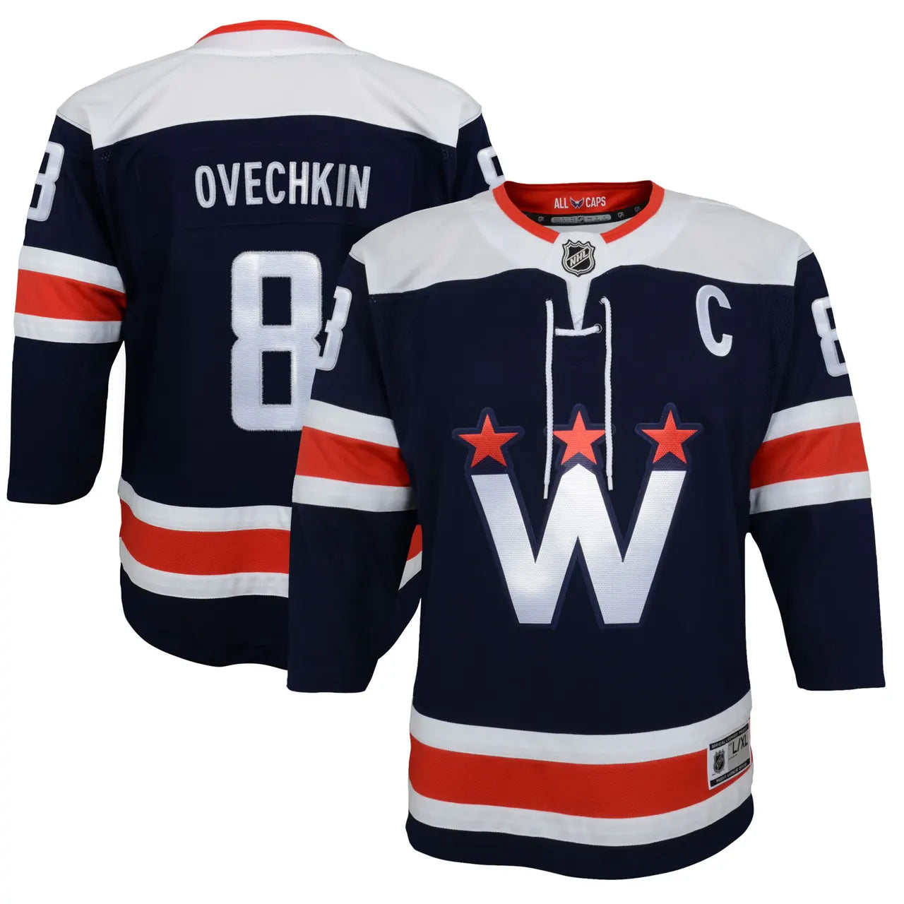 adidas Ovechkin Capitals Alt Jersey - Hình 2