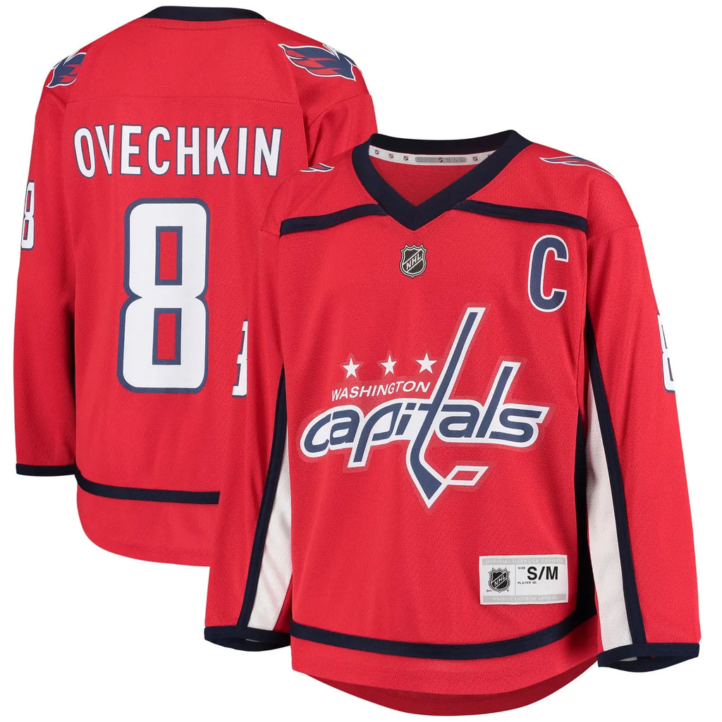 navy Ovechkin Capitals Adidas Jersey - Hình 8