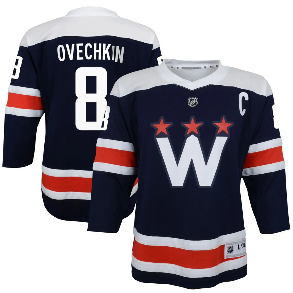 red Fanatics Ovechkin Capitals Jersey - Hình 9