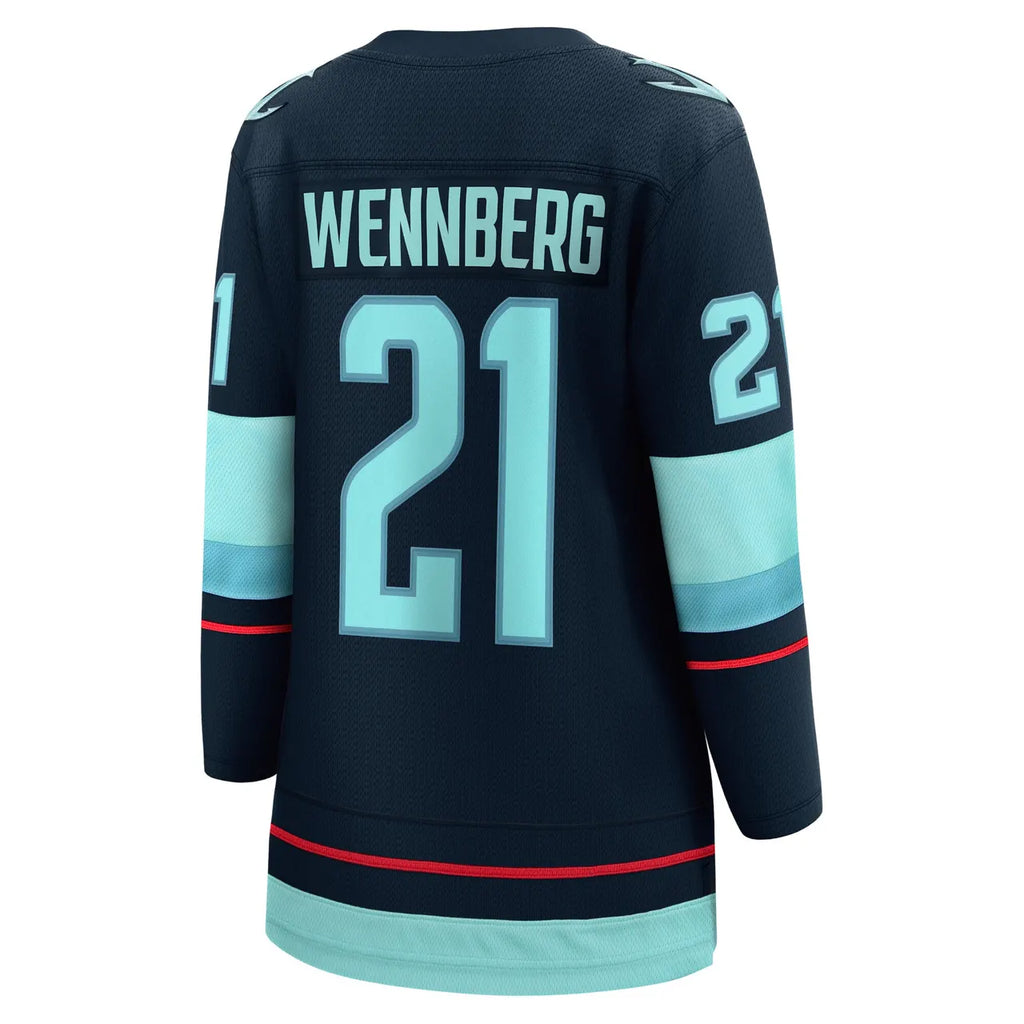 Wennberg Kraken Navy Jersey - Hình 2