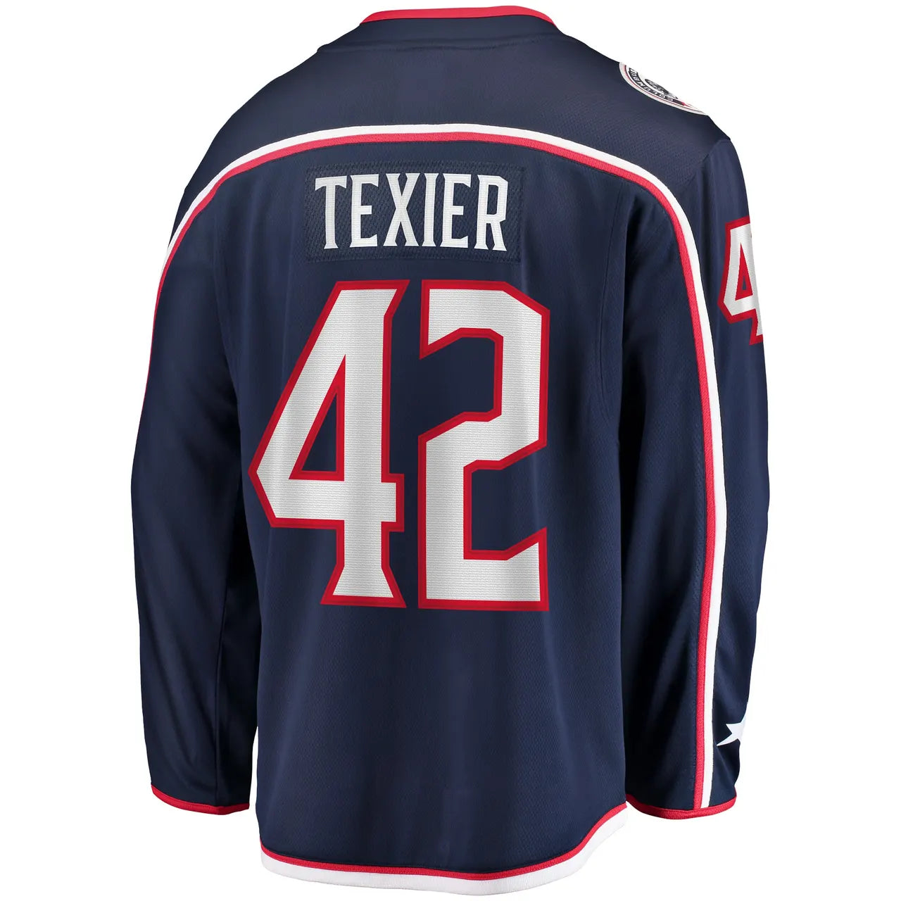 Texier Blue Jackets Jersey - Hình 4