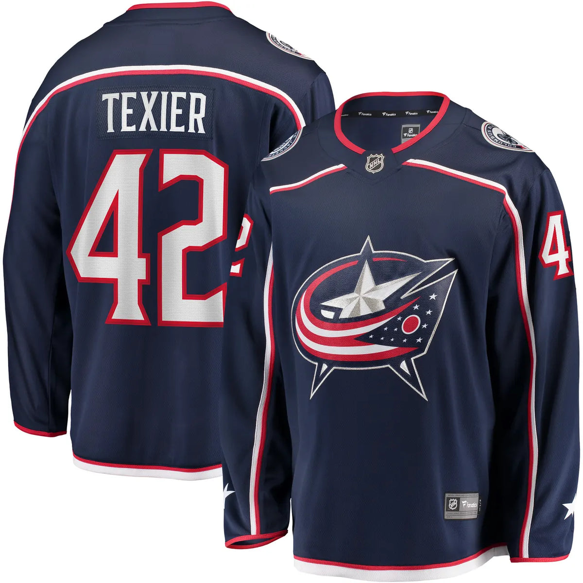 Texier Blue Jackets Jersey