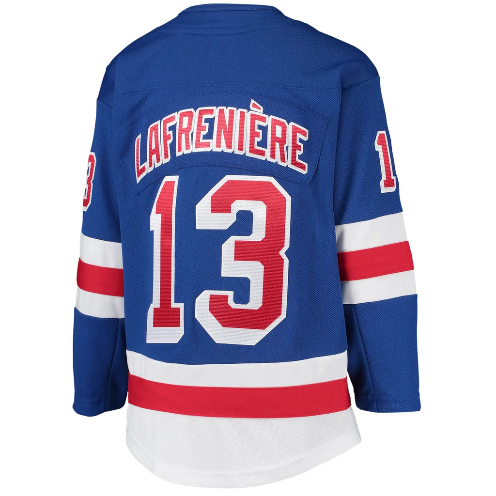 Lafreniere Rangers Blue Jersey fanatics - Hình 2