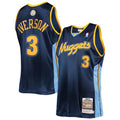 Iverson Nuggets Navy Throwback