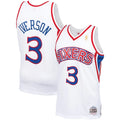 Iverson 76ers White Throwback Jersey