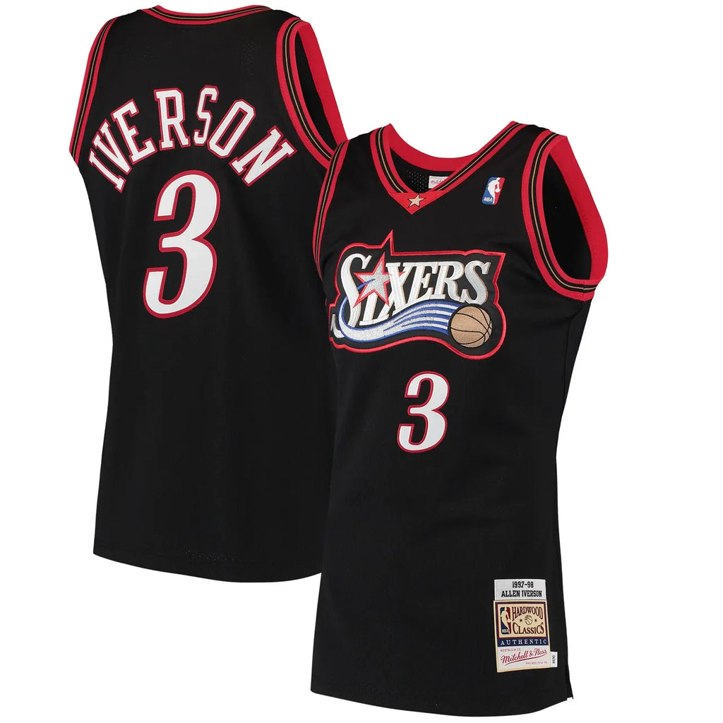 Mitchell Ness Iverson Sixers - Hình 2