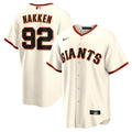 Giants Nakken #92 Cream Jersey