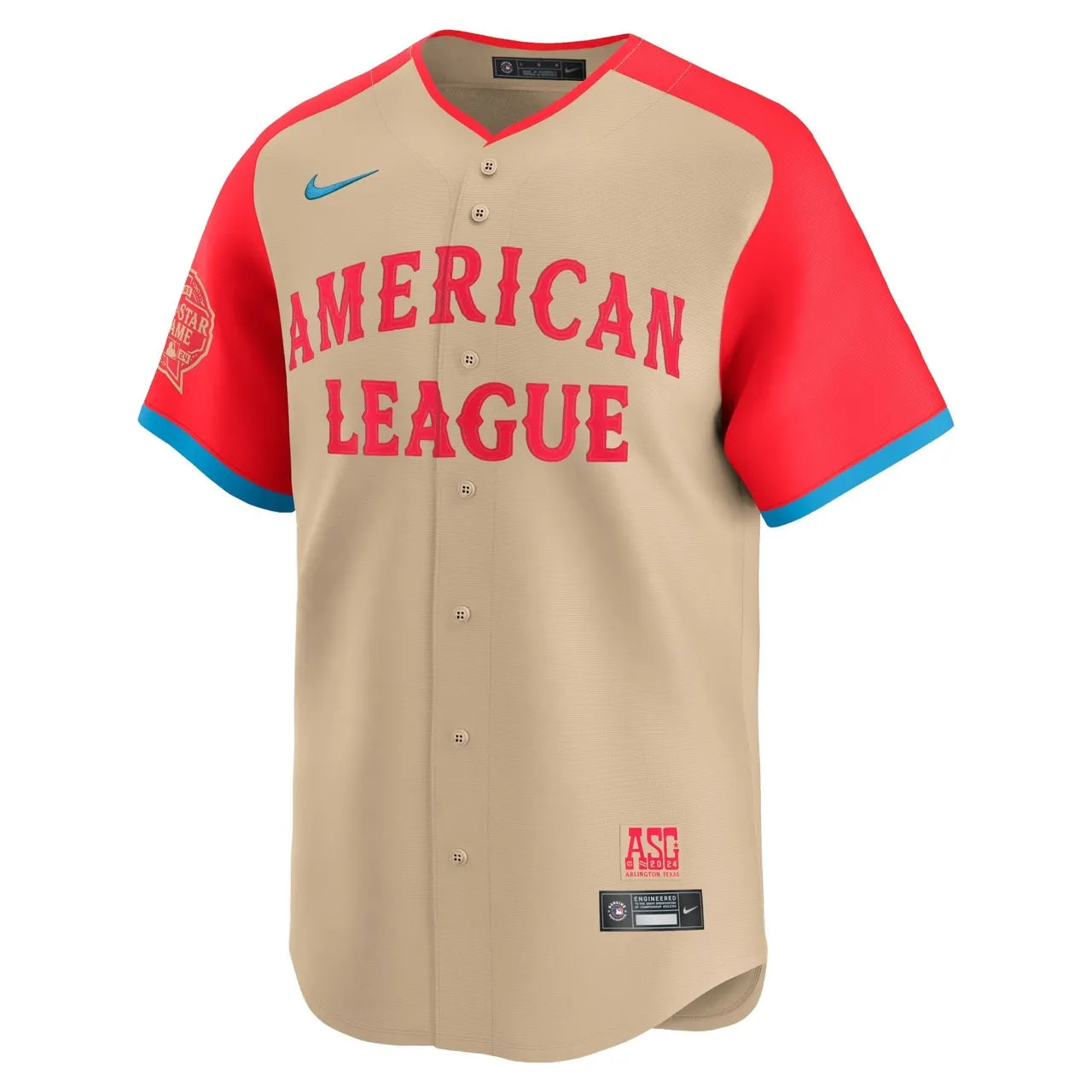 Nike Beige Red All-Star Jersey - Hình 2