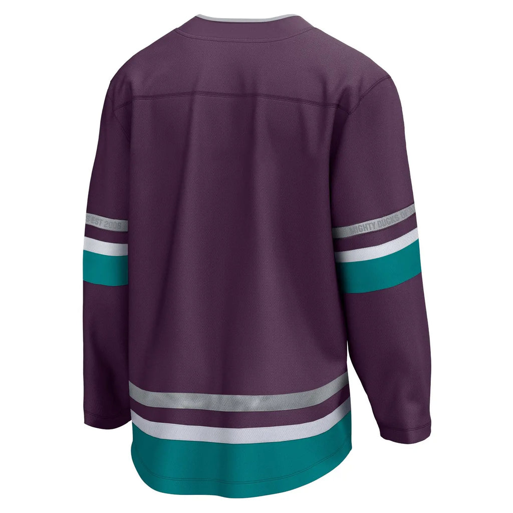 Ducks Purple Throwback Jersey - Hình 2