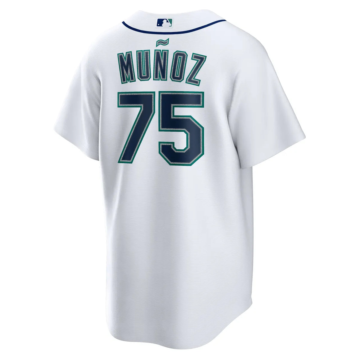 Nike Mariners Muñoz #75 White Jersey - Hình 4