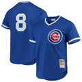mitchell Cubs Royal Blue Throwback Jersey