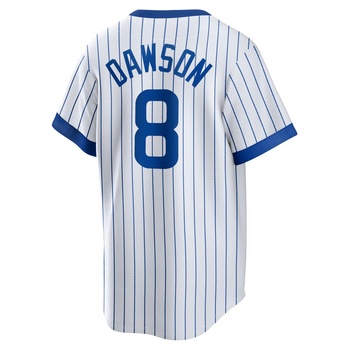 Cubs Dawson White Pinstripe Jersey - Hình 4