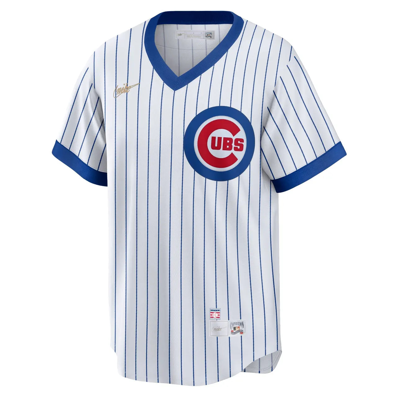 Cubs Dawson White Pinstripe Jersey - Hình 3