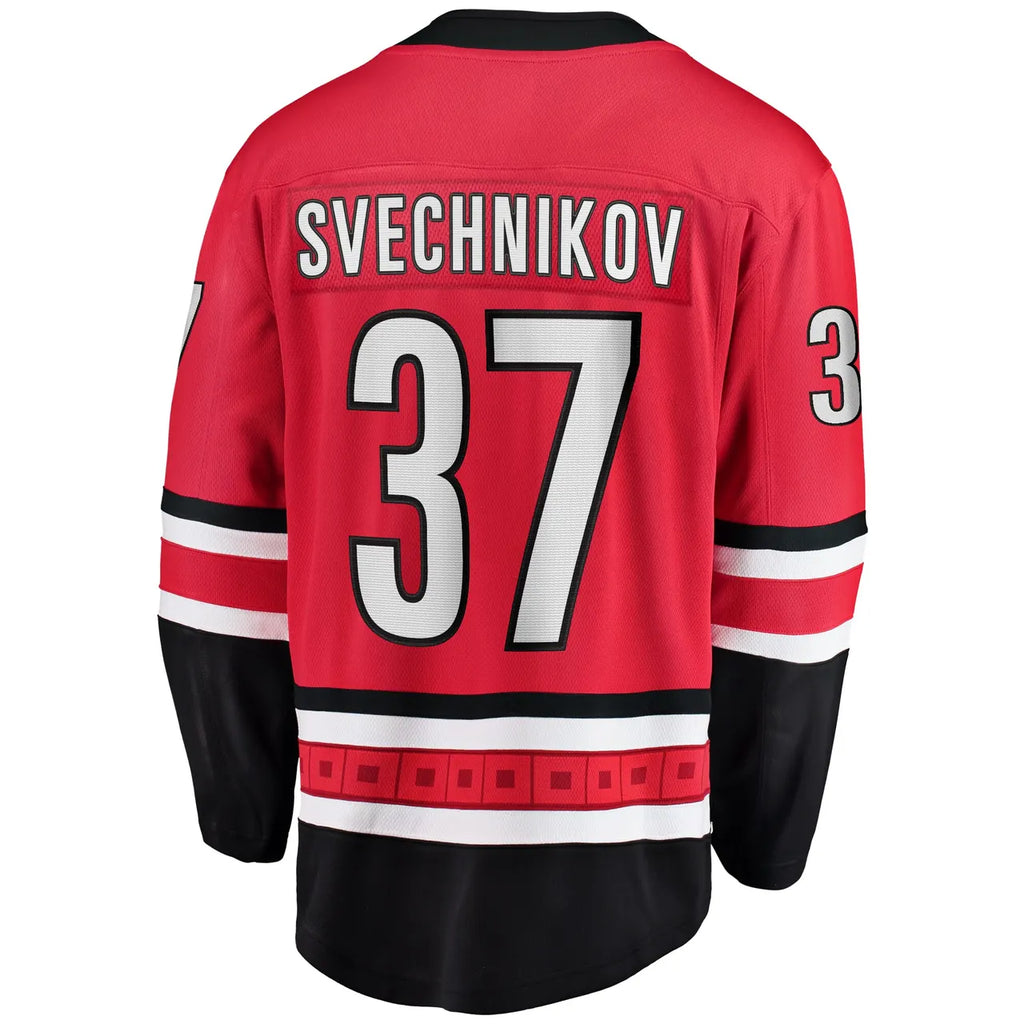 Svechnikov Hurricanes Jersey - Hình 4
