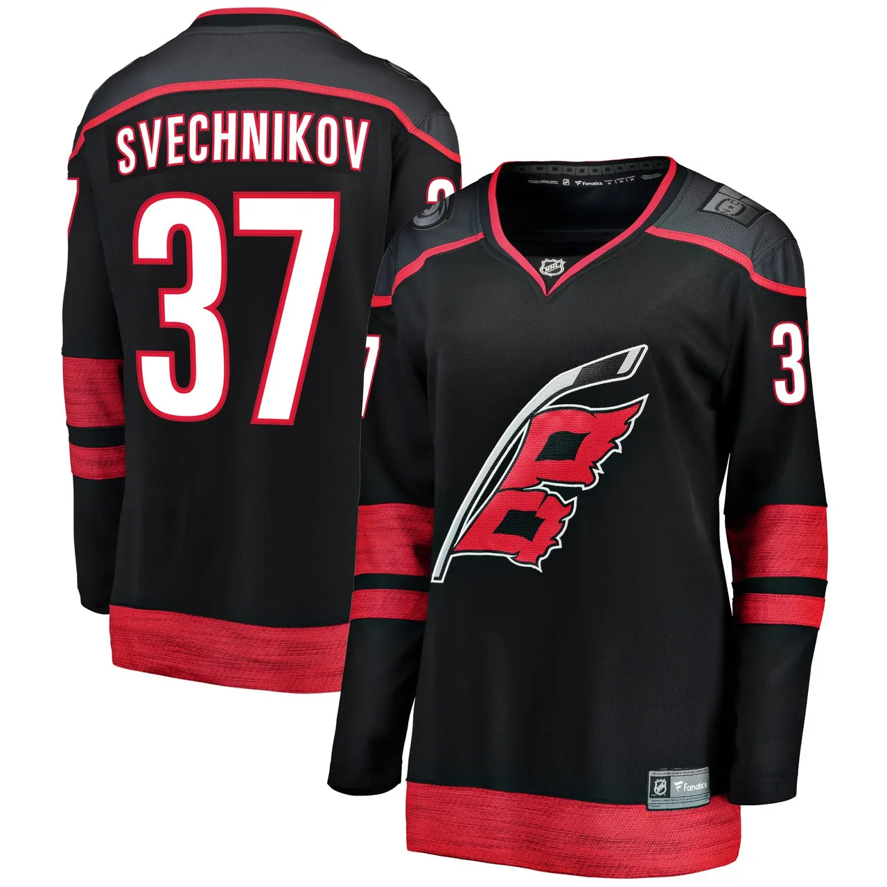 fanatics nhl Svechnikov Hurricanes Black Jersey
