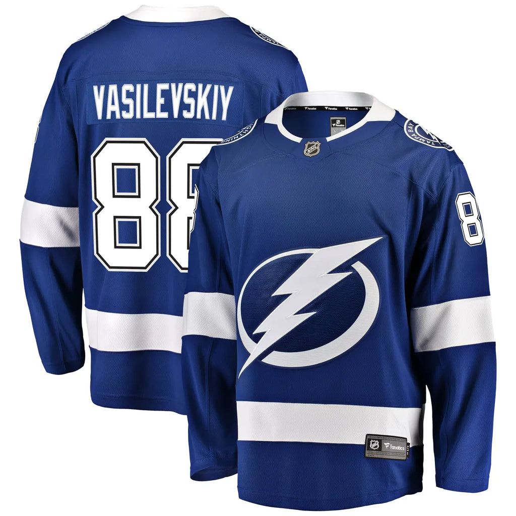 Vasilevskiy Lightning White Jersey - Hình 12