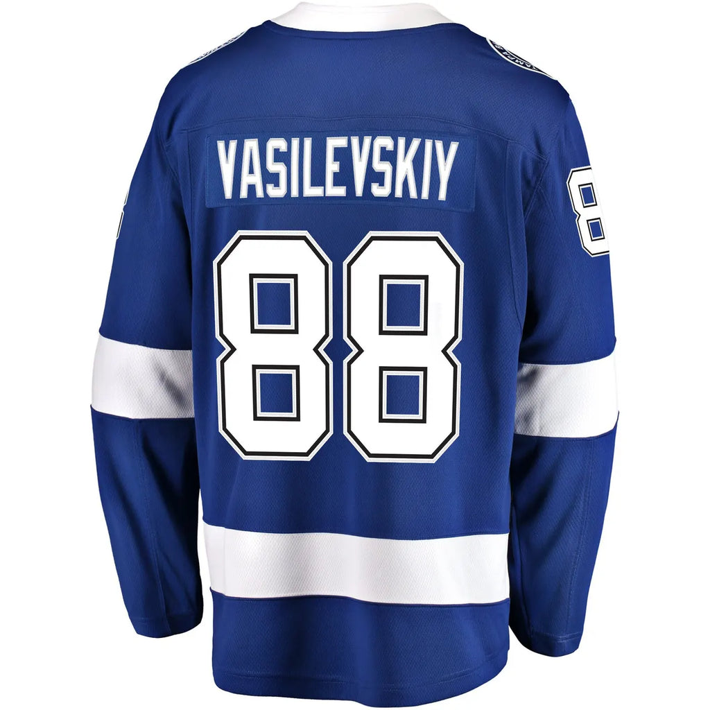 Vasilevskiy Lightning White Jersey - Hình 6