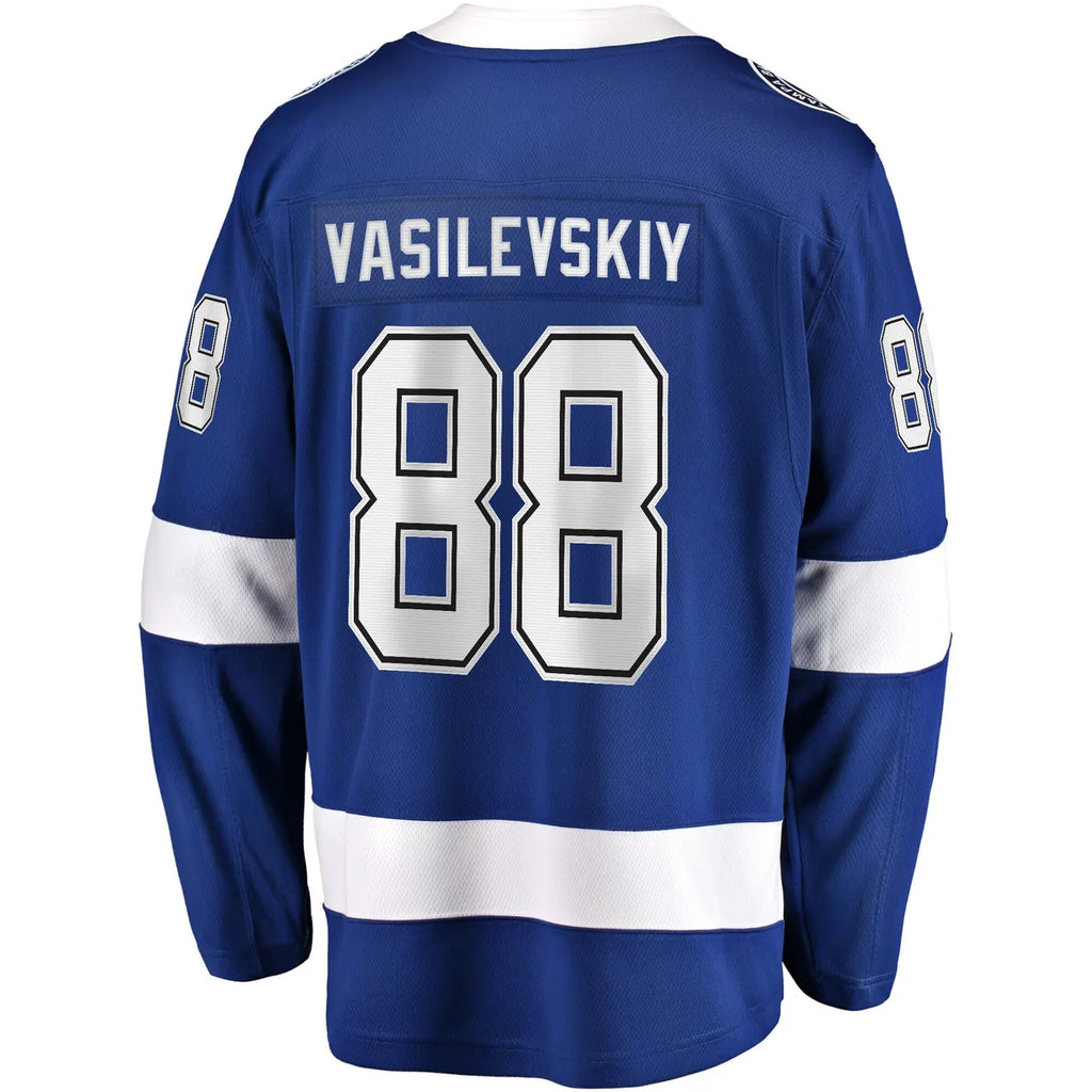 fanatics replica Vasilevskiy Lightning Blue Jersey - Hình 4