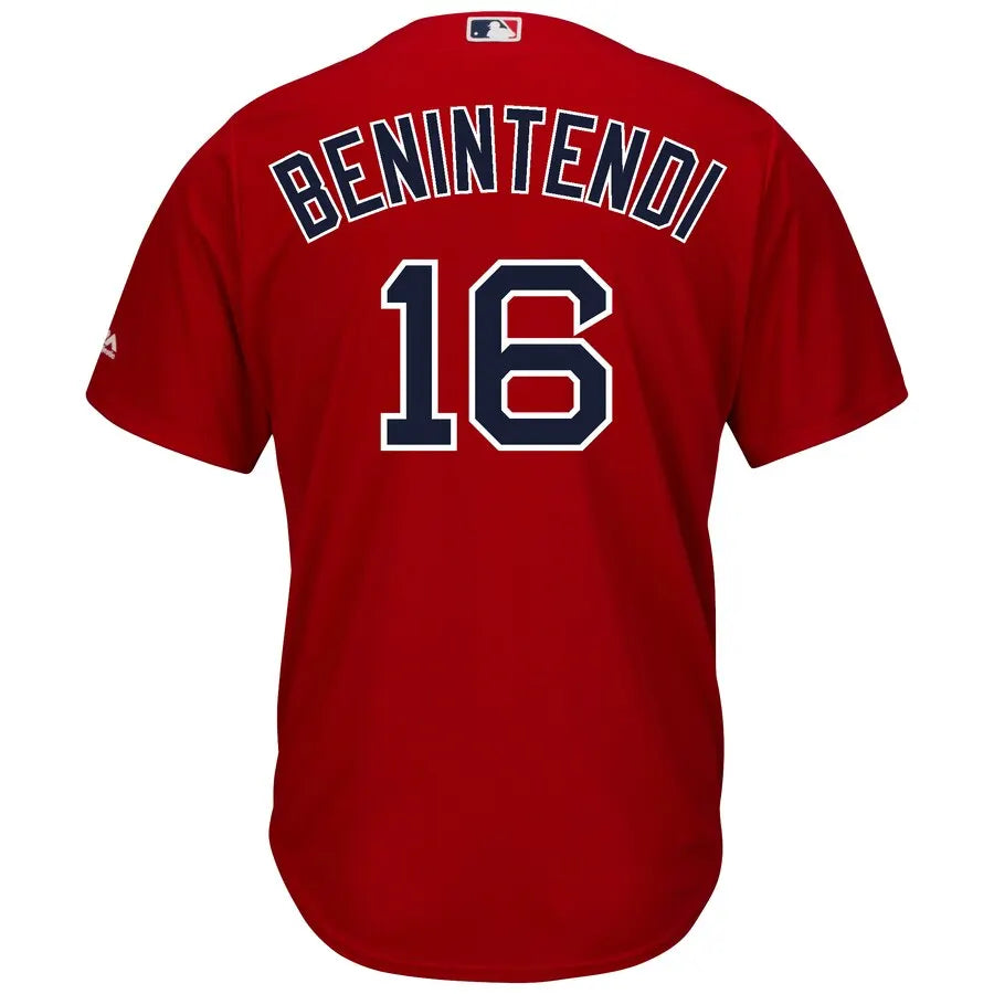 majestic Benintendi Red Sox Red Jersey - Hình 3