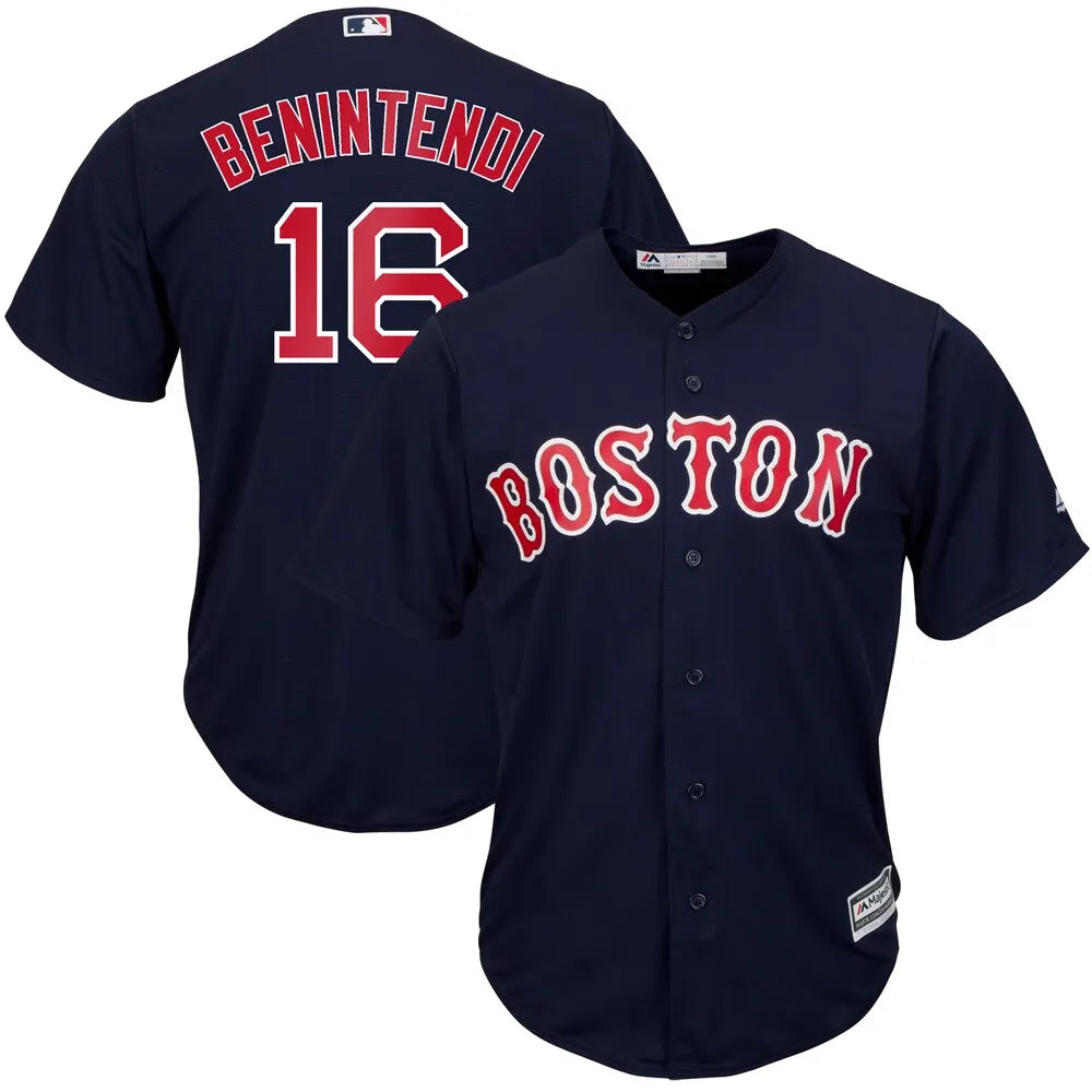 majestic Benintendi Red Sox Navy Jersey
