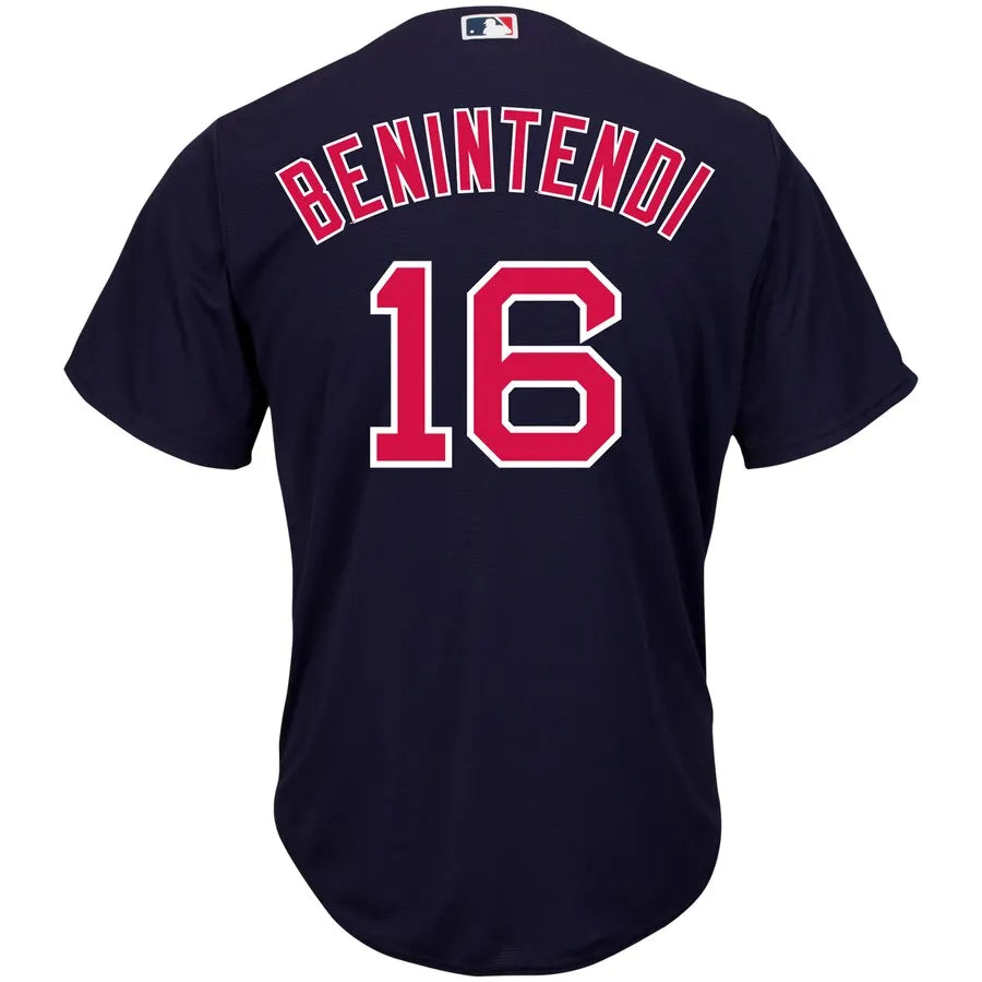 majestic Benintendi Red Sox Navy Jersey - Hình 3