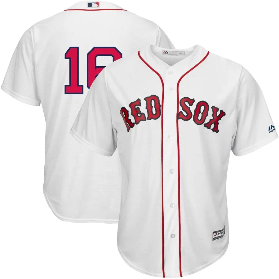 Red Sox White Home Jersey majestic