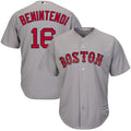 majestic Benintendi Red Sox Gray Jersey