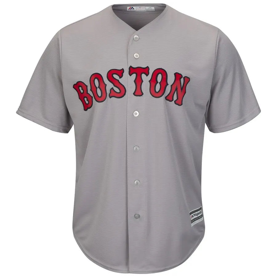majestic Benintendi Red Sox Gray Jersey - Hình 2