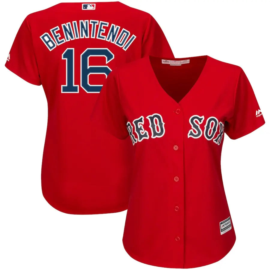 majestic Benintendi Red Sox Women's Jersey