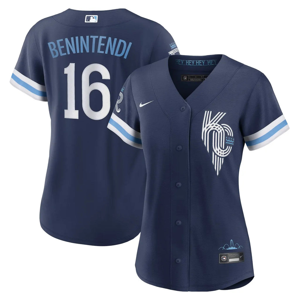 Benintendi Royals Navy Jersey - Hình 2