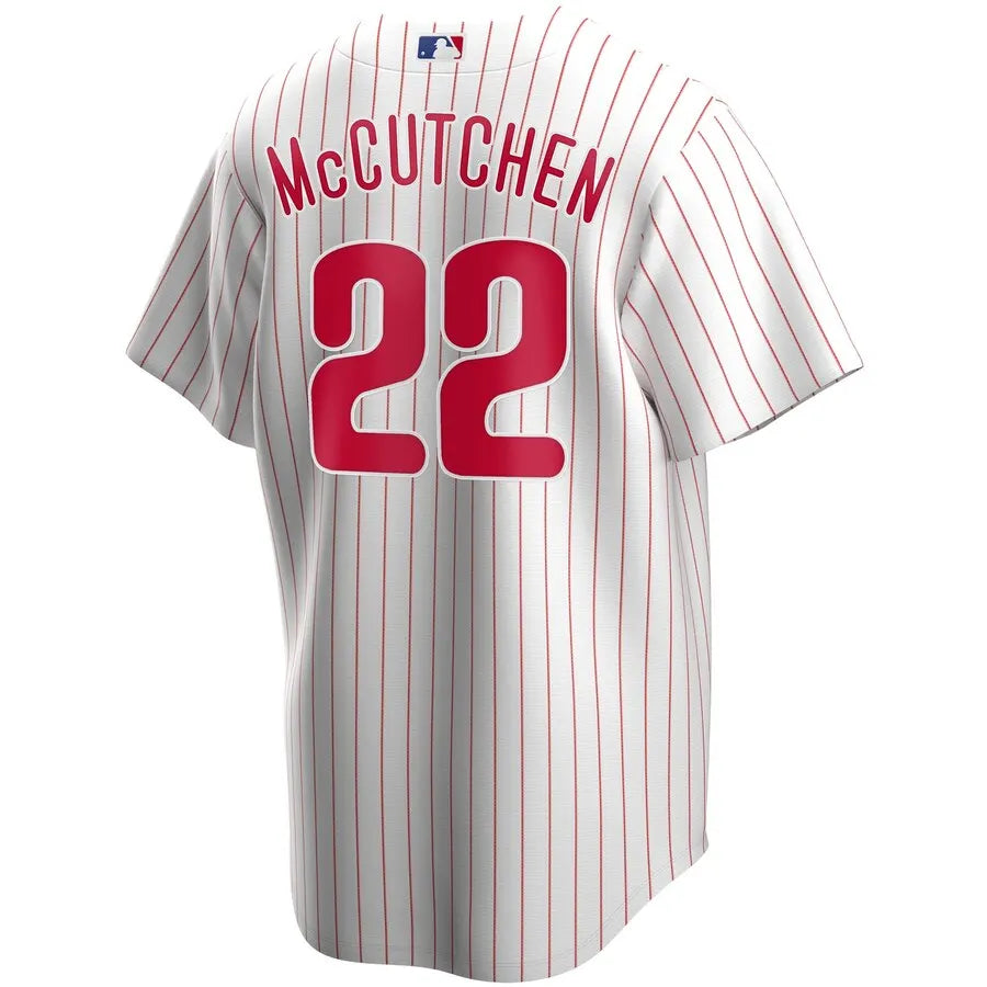 nike McCutchen Phillies Pinstripe Jersey - Hình 3