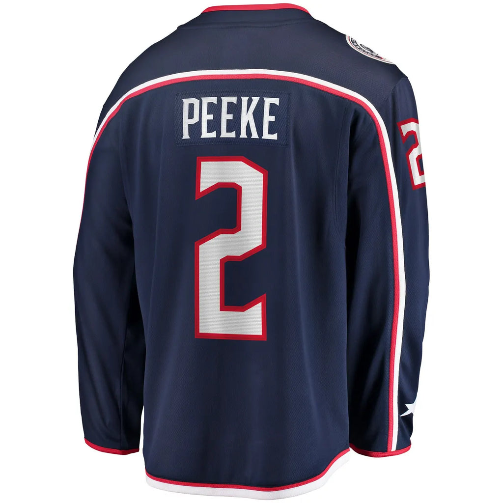 Peeke Blue Jackets Jersey - Hình 4