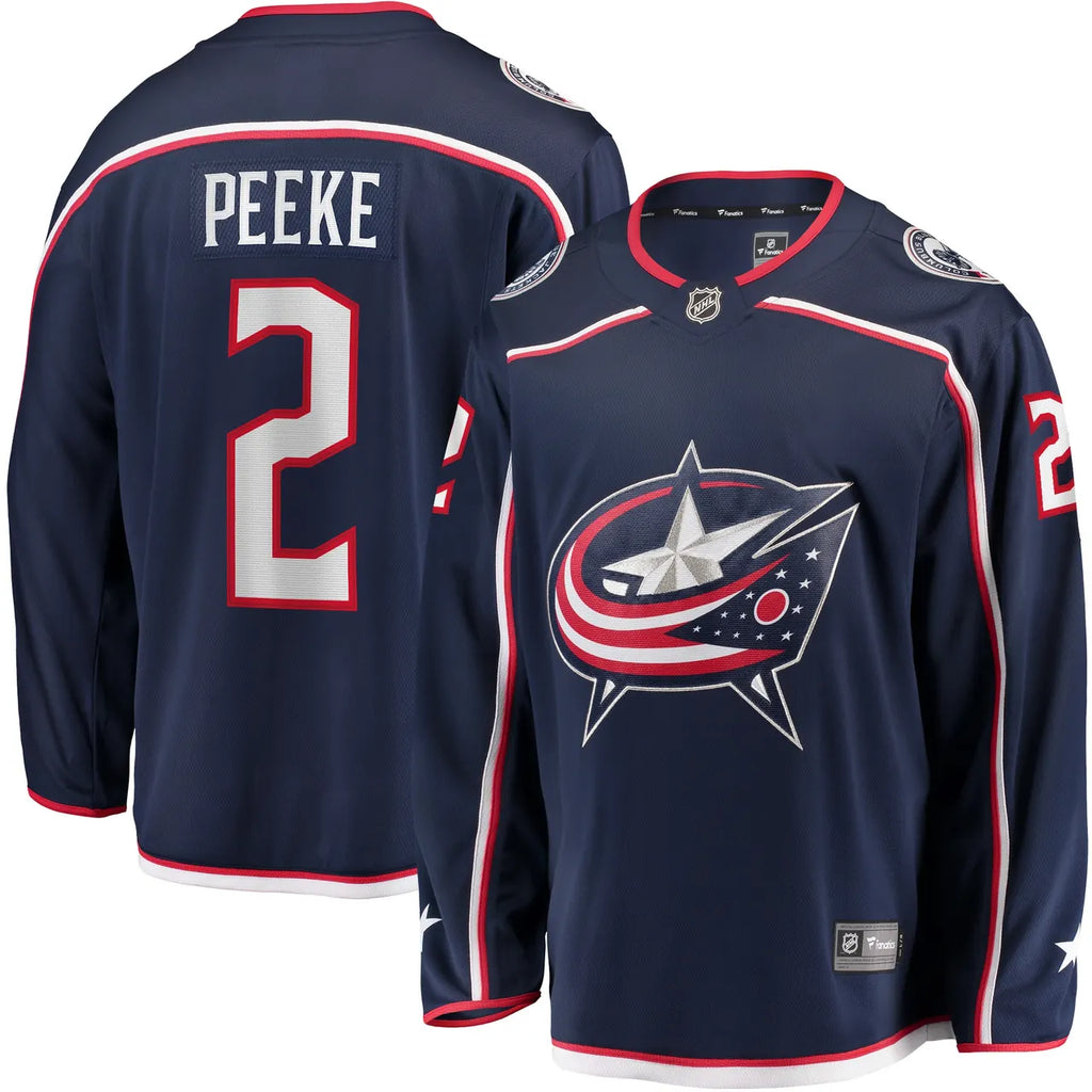 Peeke Blue Jackets Jersey - Hình 2