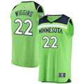 fanatics Wiggins Timberwolves Green Jersey