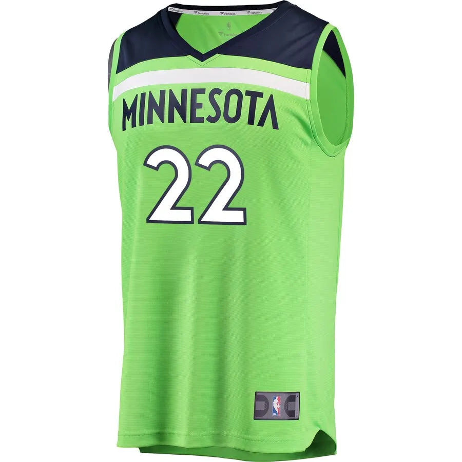 fanatics Wiggins Timberwolves Green Jersey - Hình 2