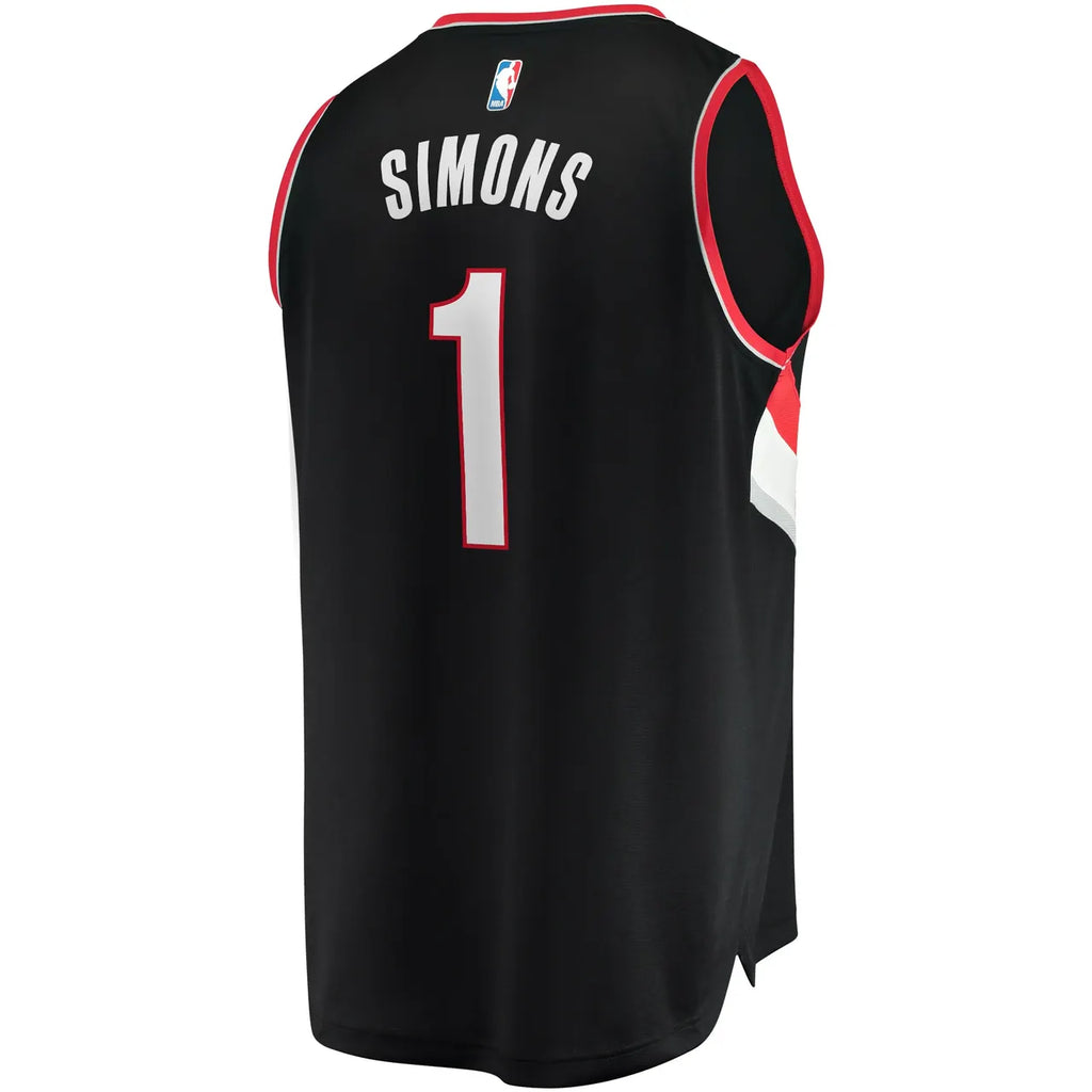 Fanatics Simons Blazers Jersey black - Hình 4