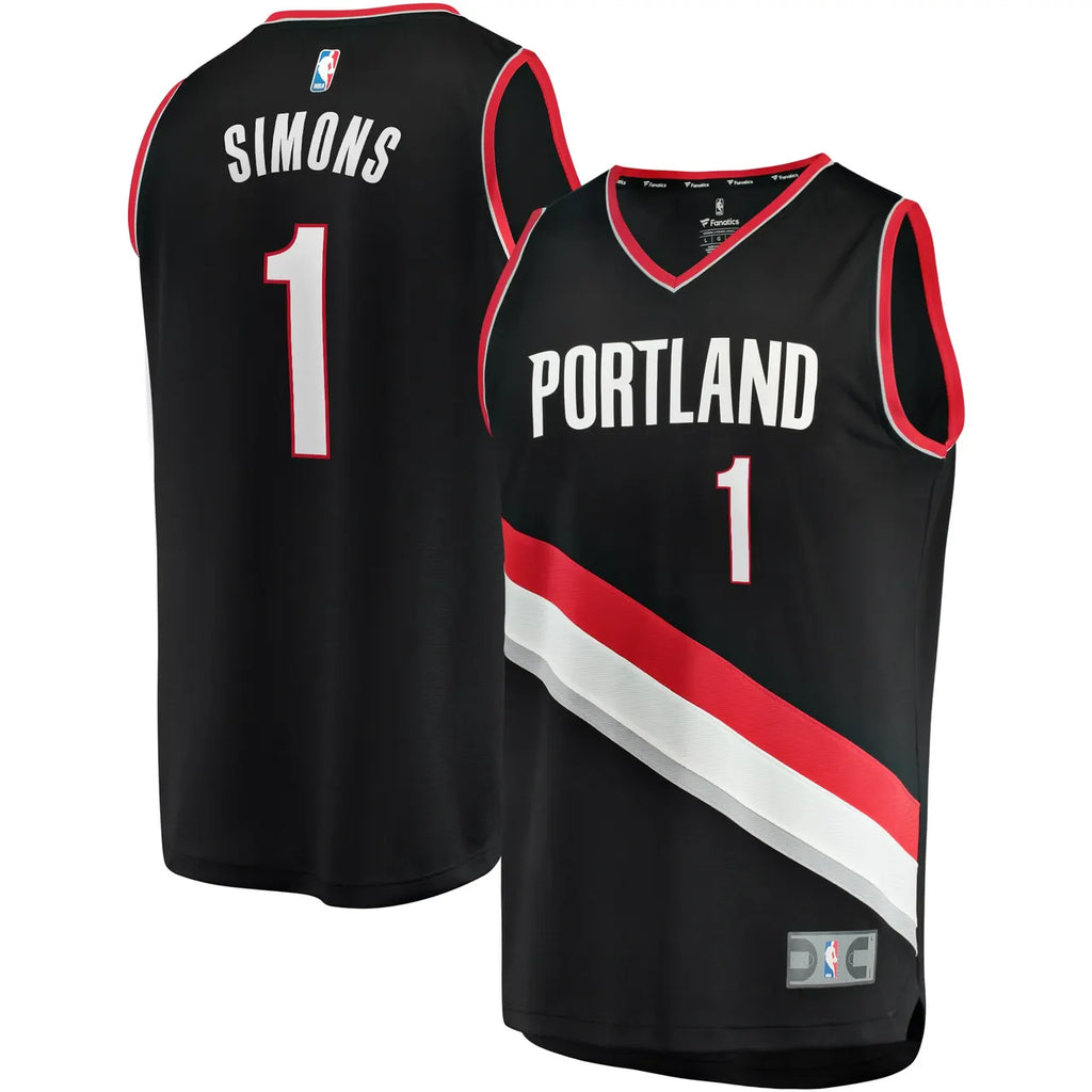 Fanatics Simons Blazers Jersey black - Hình 2