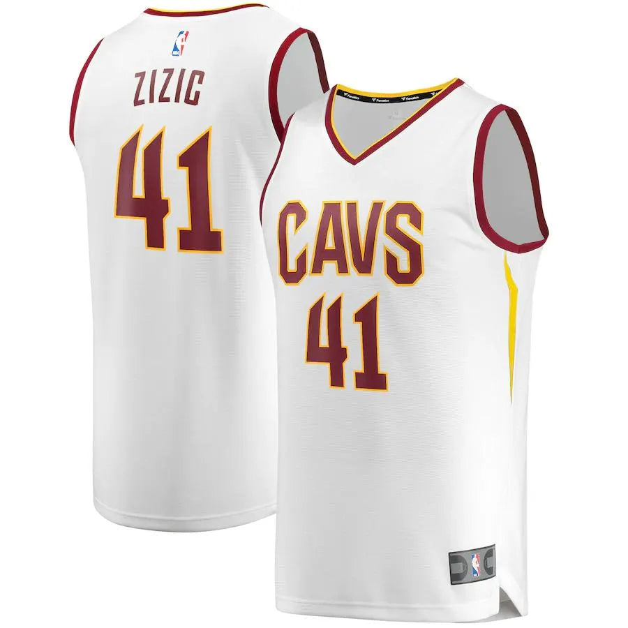 Žižić Cavs White Jersey