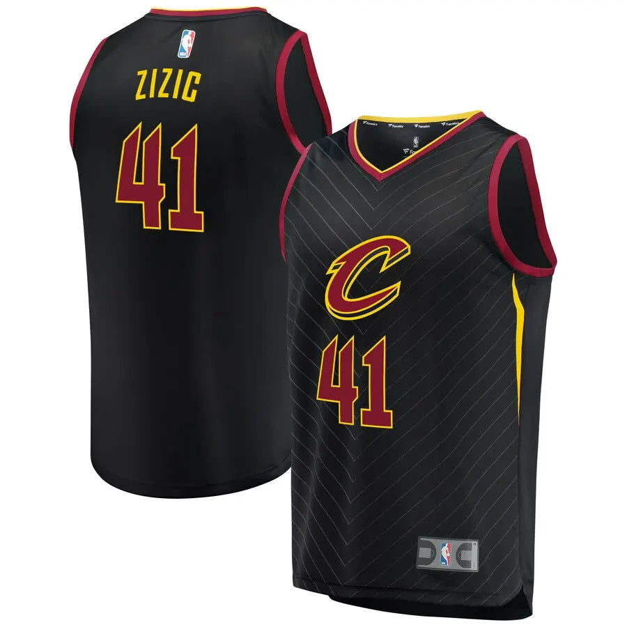 fanatics Zizic Cavaliers Black Jersey