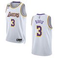 nike association Davis Lakers White Jersey