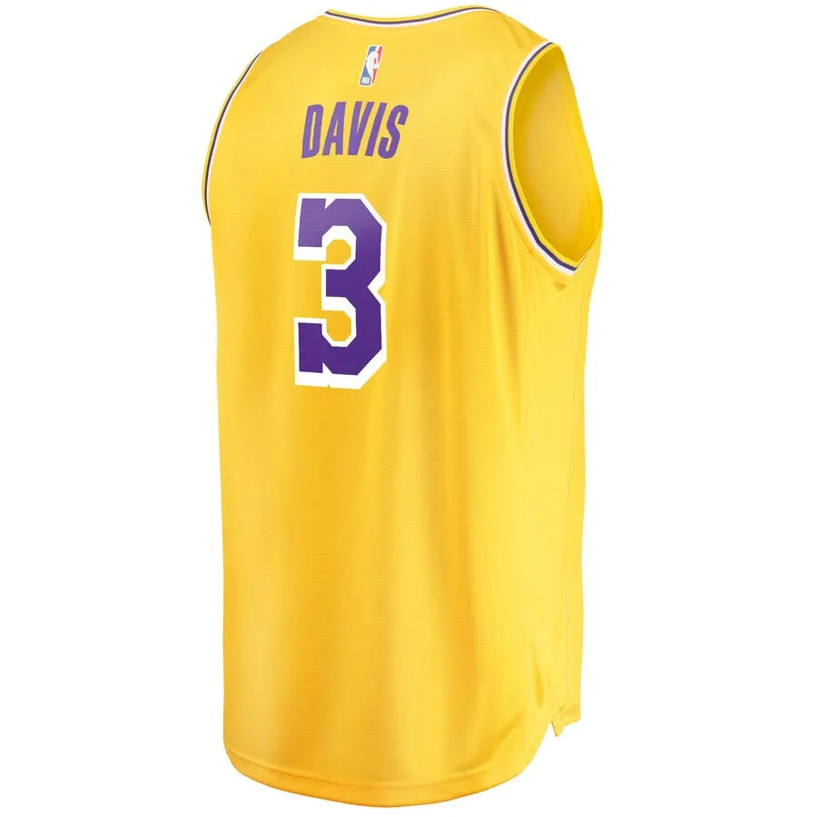 fanatics Davis Lakers Gold Jersey - Hình 3
