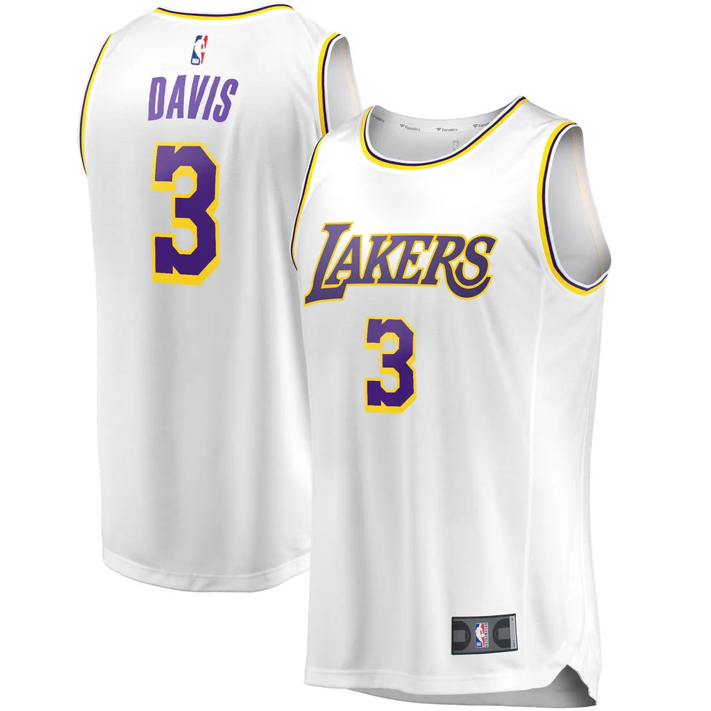 Anthony Davis Lakers White Jersey - Hình 2