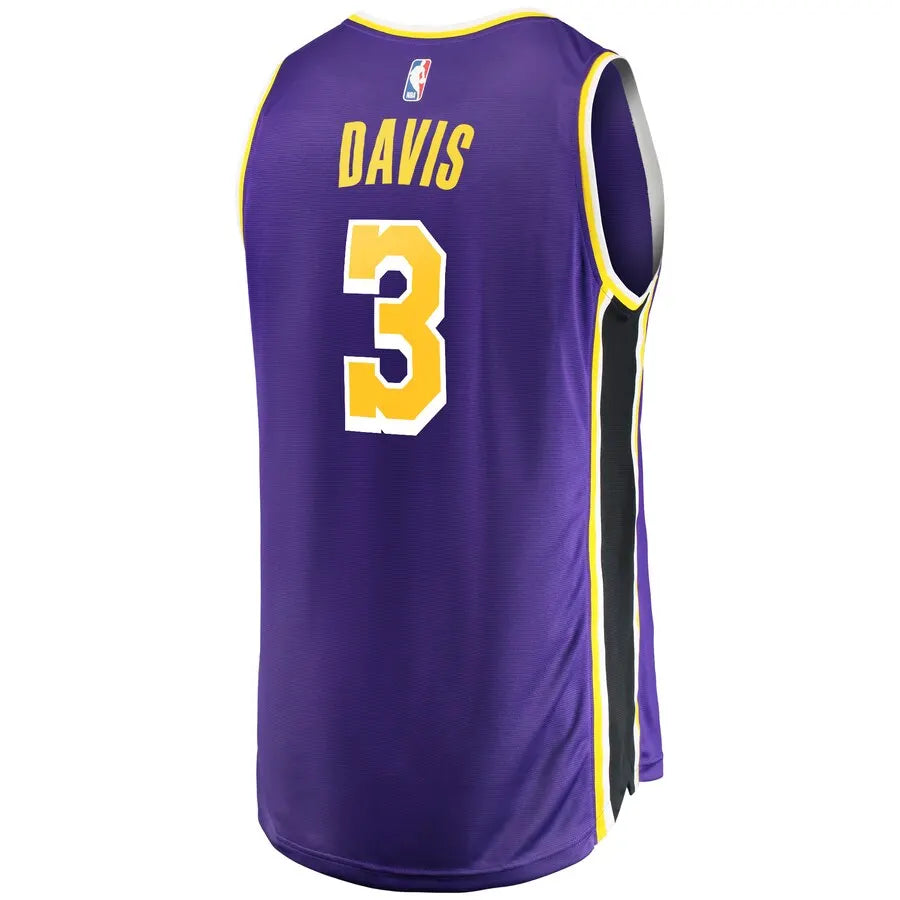 fanatics Davis Lakers Purple Jersey - Hình 3