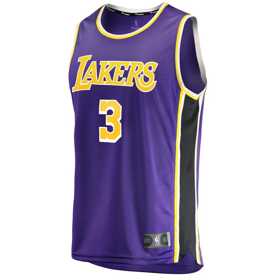 fanatics Davis Lakers Purple Jersey - Hình 2